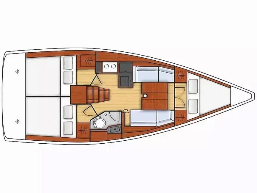 Oceanis 35.1 (Altamarea) Plan image - 4