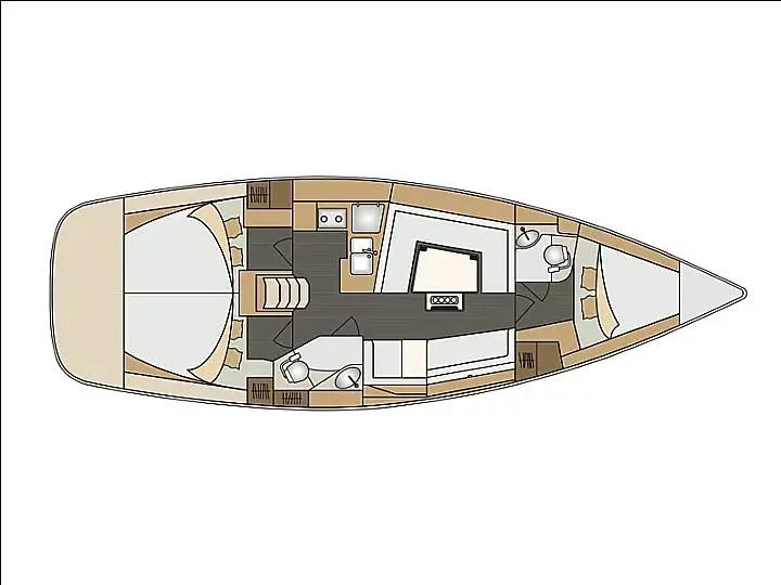 Elan 40 Impression (La Marchesa) Plan image - 14