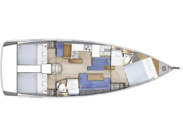 Sun Odyssey 410 (Sky Lina) Plan image - 6