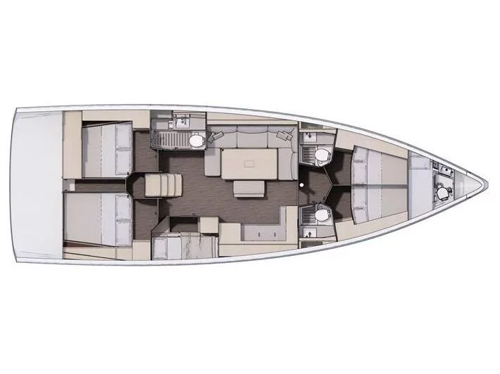 Dufour 470 (Lucia -, Solar Panel) Plan image - 9