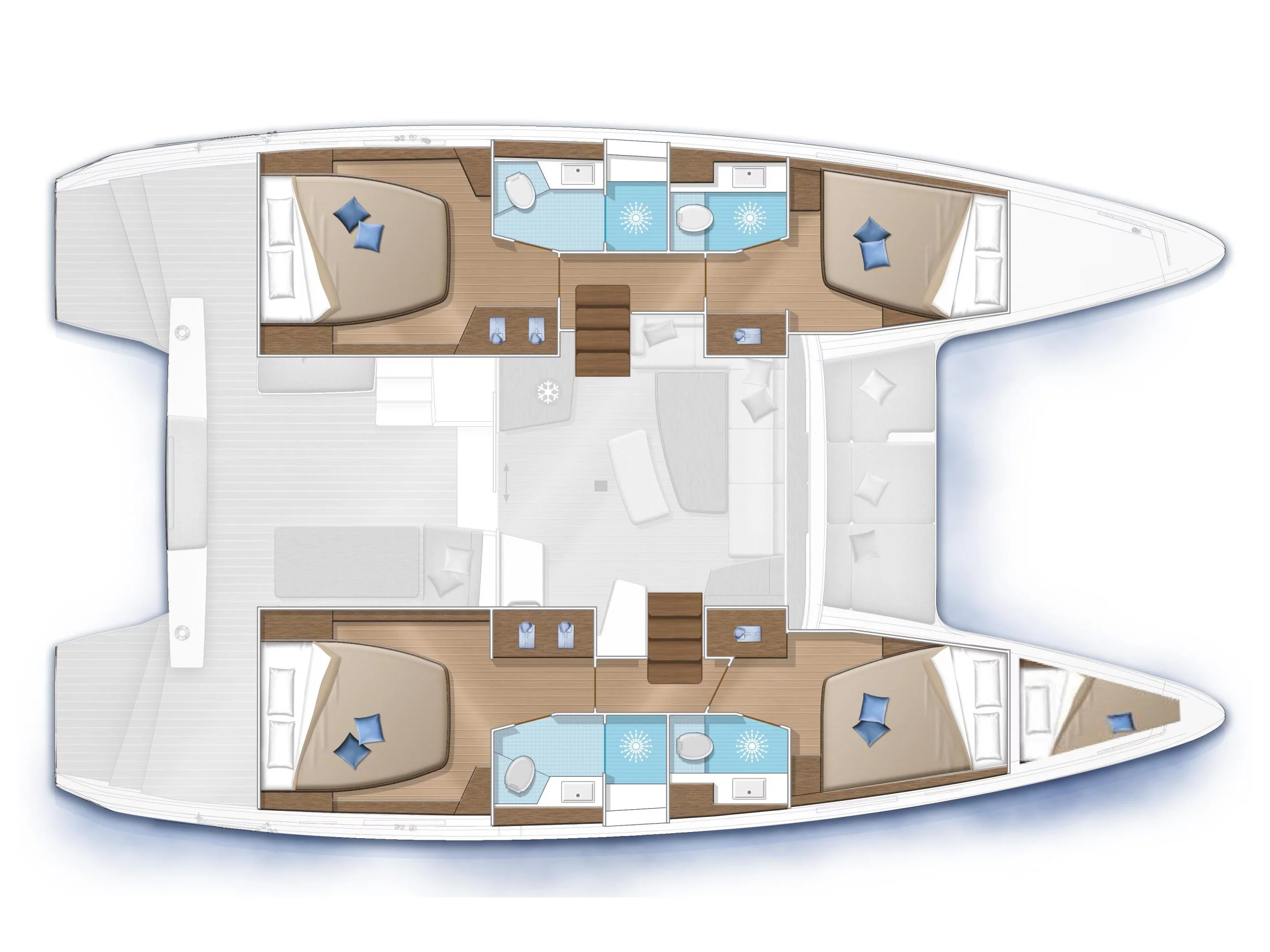 Lagoon 42 (Bige) Plan image - 42