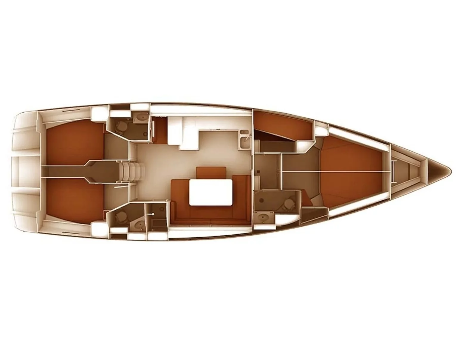 Bavaria 51 Cruiser (Prince John) Plan image - 2