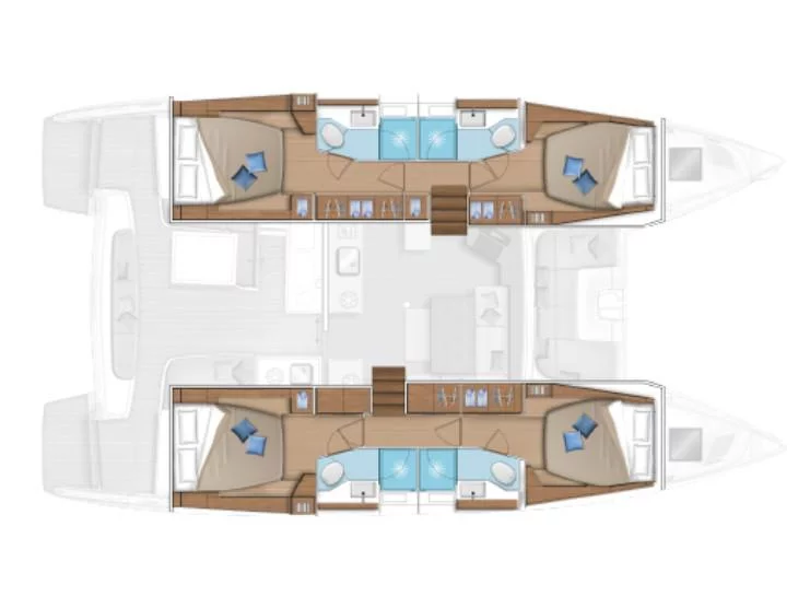 Lagoon 46 (Fregata) Plan image - 16