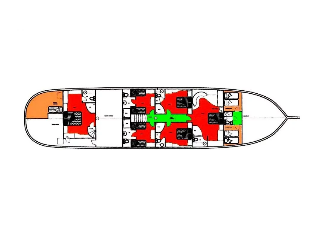 Gulet Bella Mare (Bella Mare) Plan image - 6