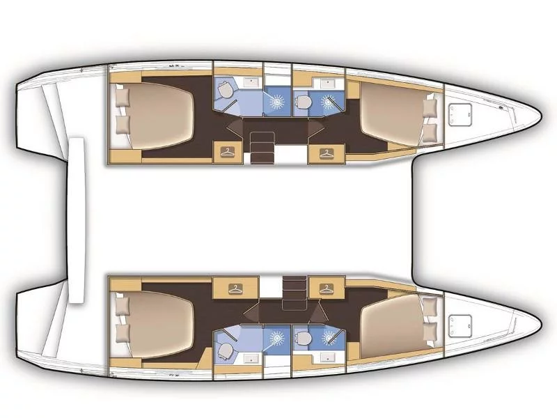 Lagoon 42 (BANGA) Plan image - 1