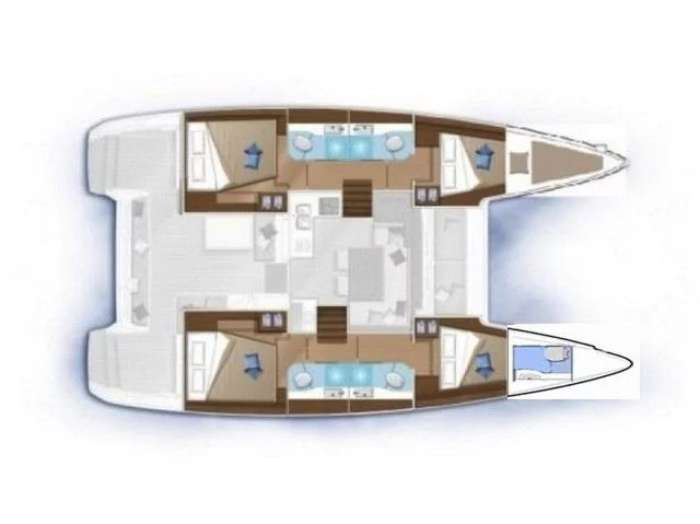 Lagoon 40 (Regolo) Plan image - 7
