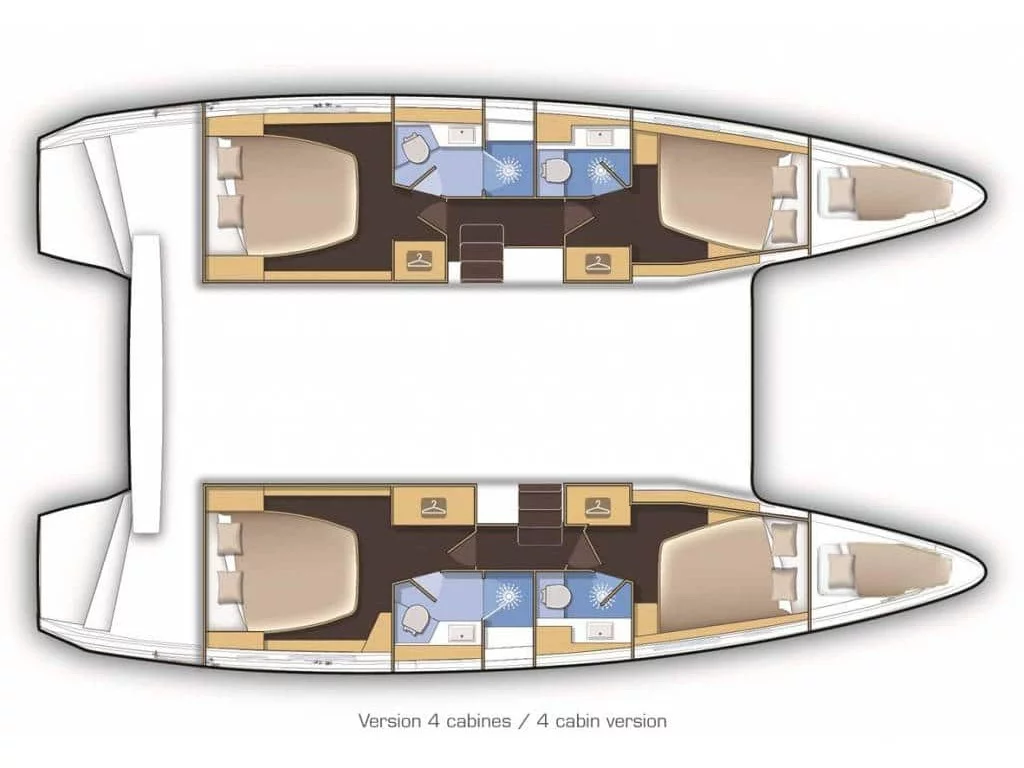 Lagoon 39 (Deep Blue) Plan image - 42
