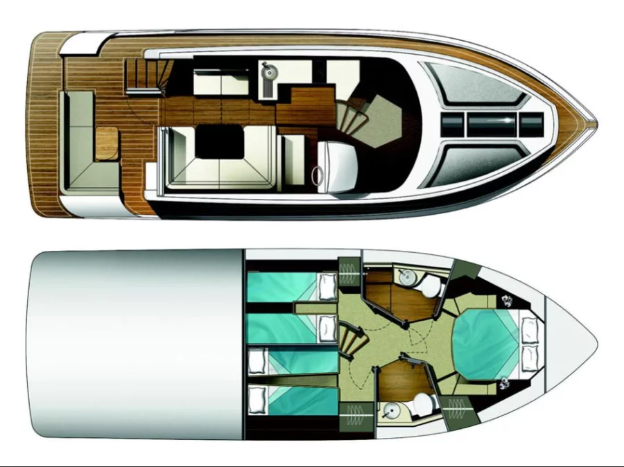 Galeon 420 Fly (JUNA-MARIE) Plan image - 6