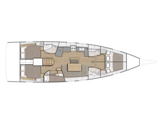 Oceanis 46.1 () Plan image - 7