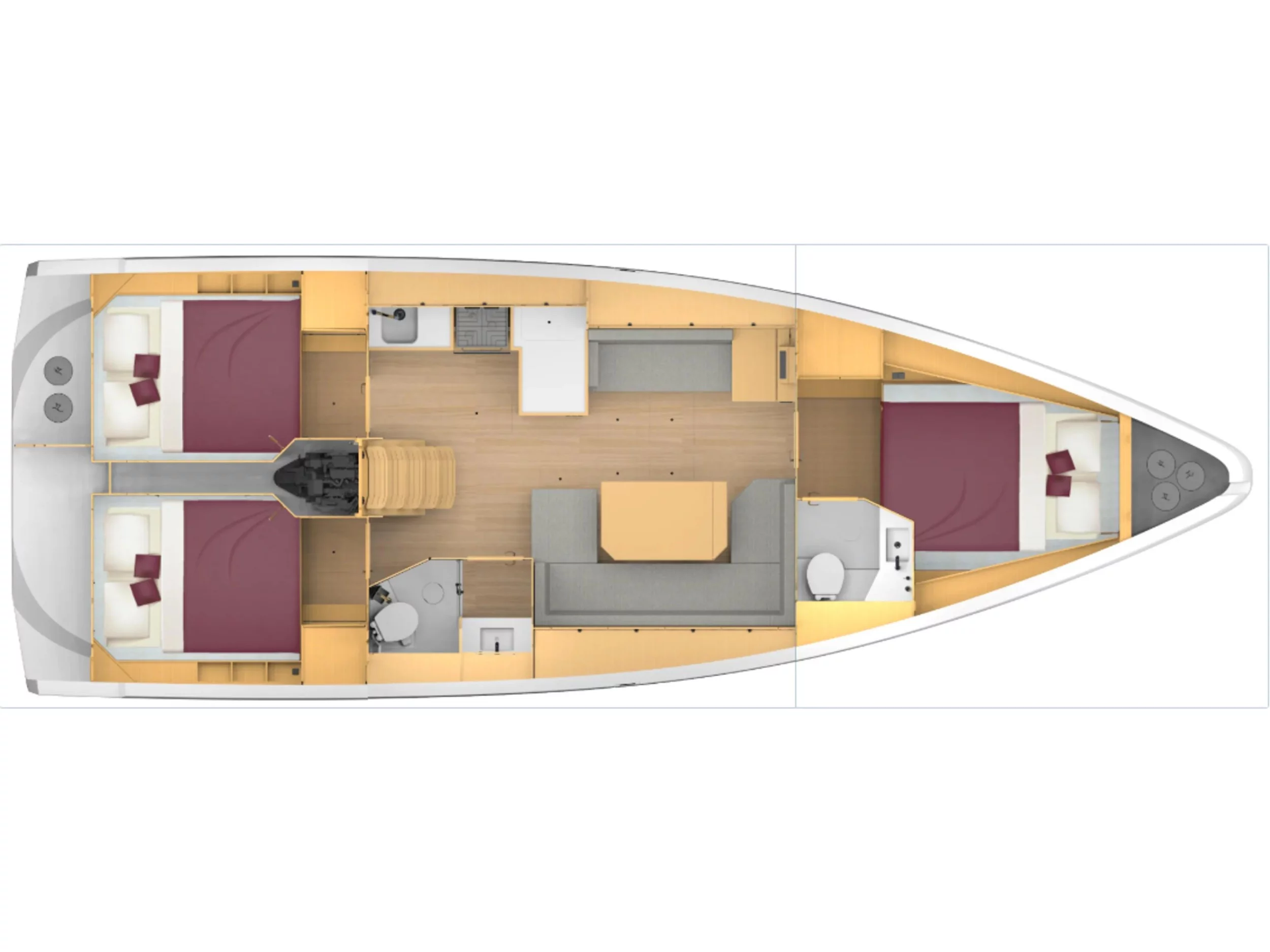 Bavaria C42 (Hope I.) Plan image - 3