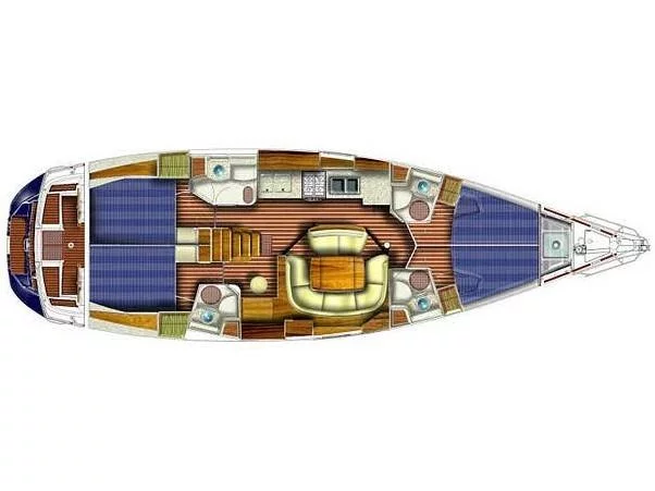 Sun Odyssey 49i (Anax) Plan image - 7