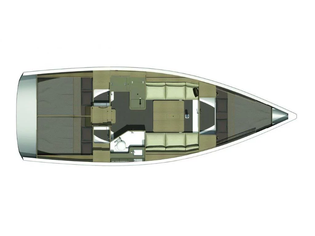 Dufour 350 (Spinaker) Plan image - 3