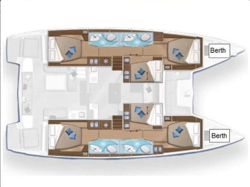 Lagoon 50 (SUNSHINE) Plan image - 24