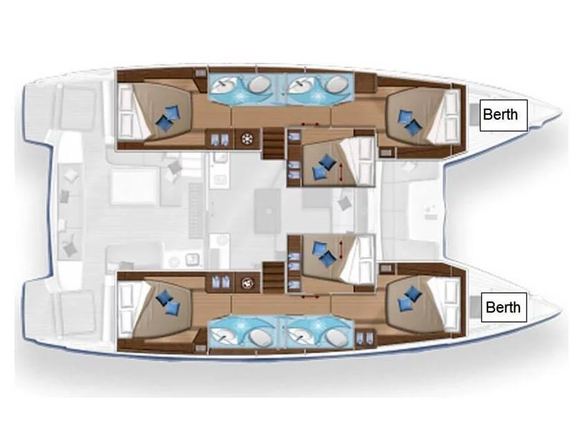 Lagoon 50 (Shilouette) Plan image - 11