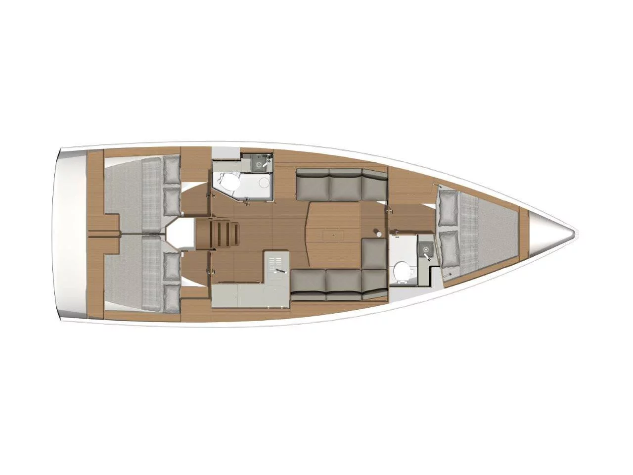 Dufour 390 (Mitoalla) Plan image - 14