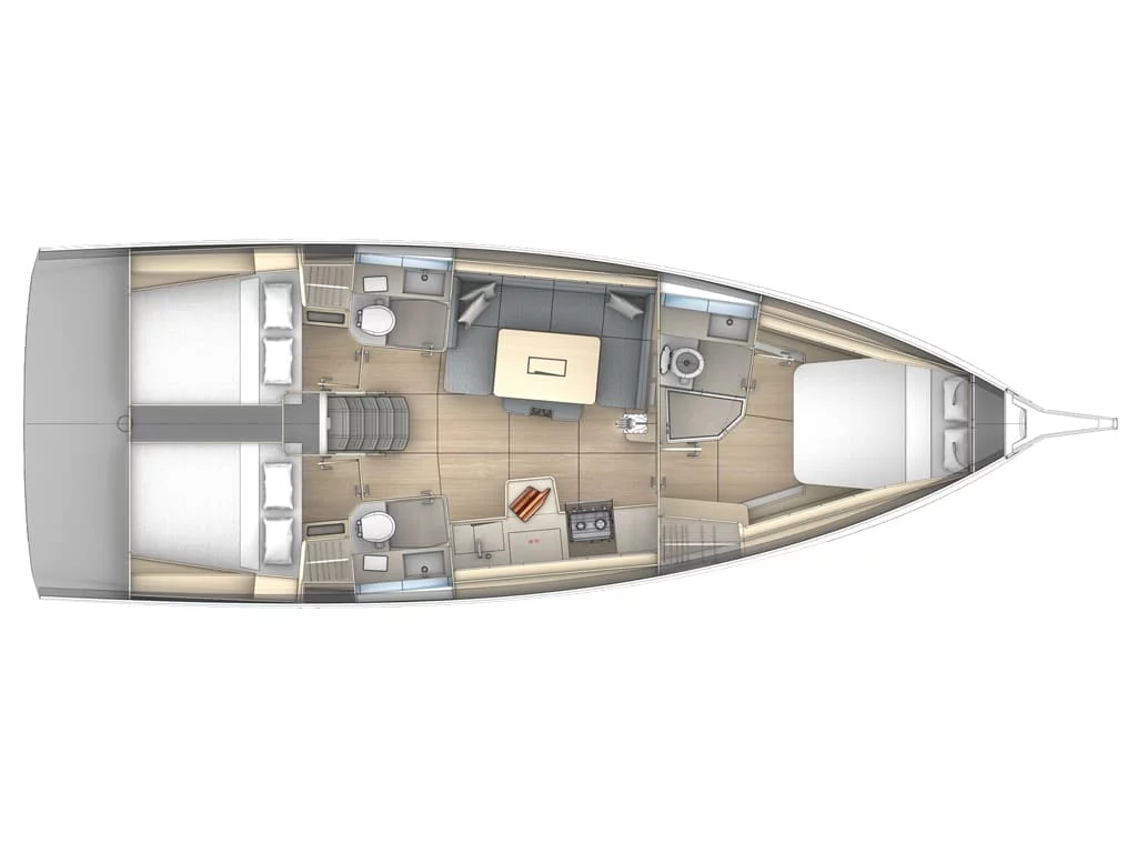 Dufour 41 (Donamar) Plan image - 14