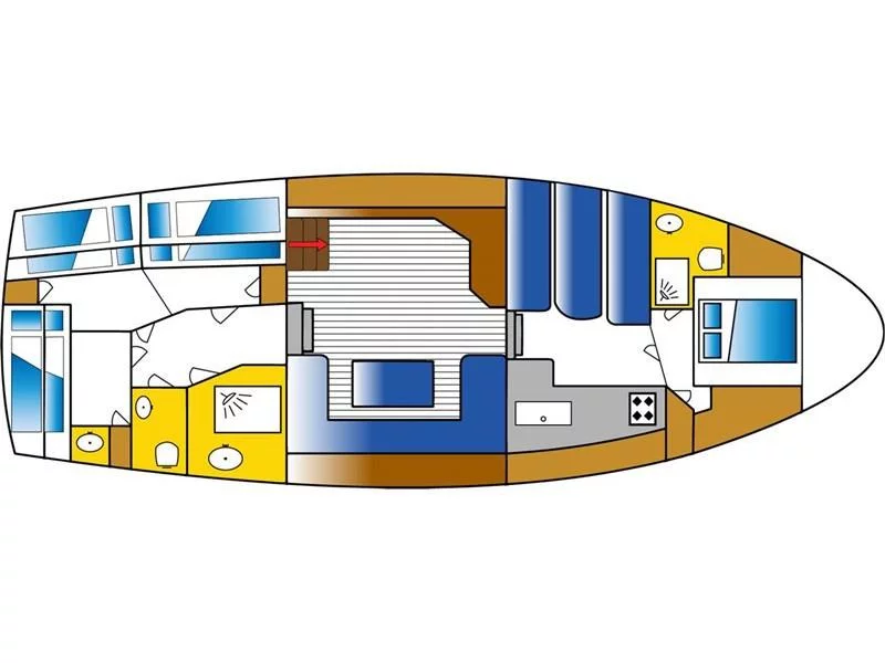 Kotterjacht 13.5 GL (Ryanne) Plan image - 1