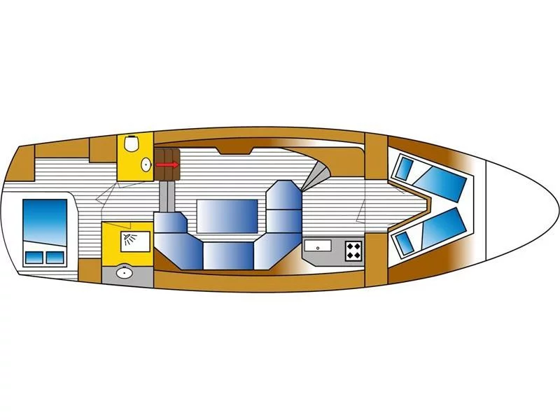 Kotterjacht 10.7 GL (4) (Elaine) Plan image - 8