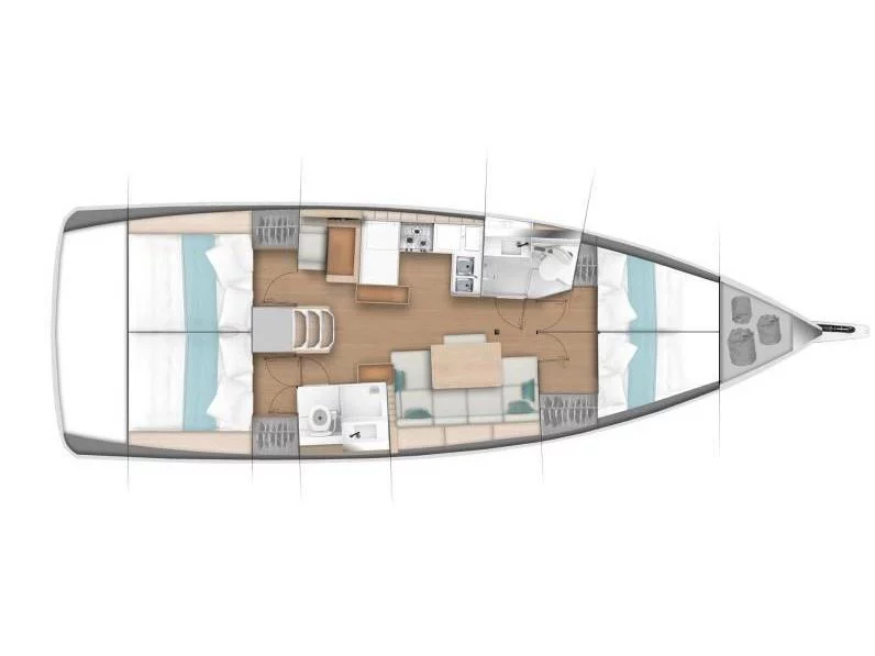 Sun Odyssey 440 (Ocean Song) Plan image - 5