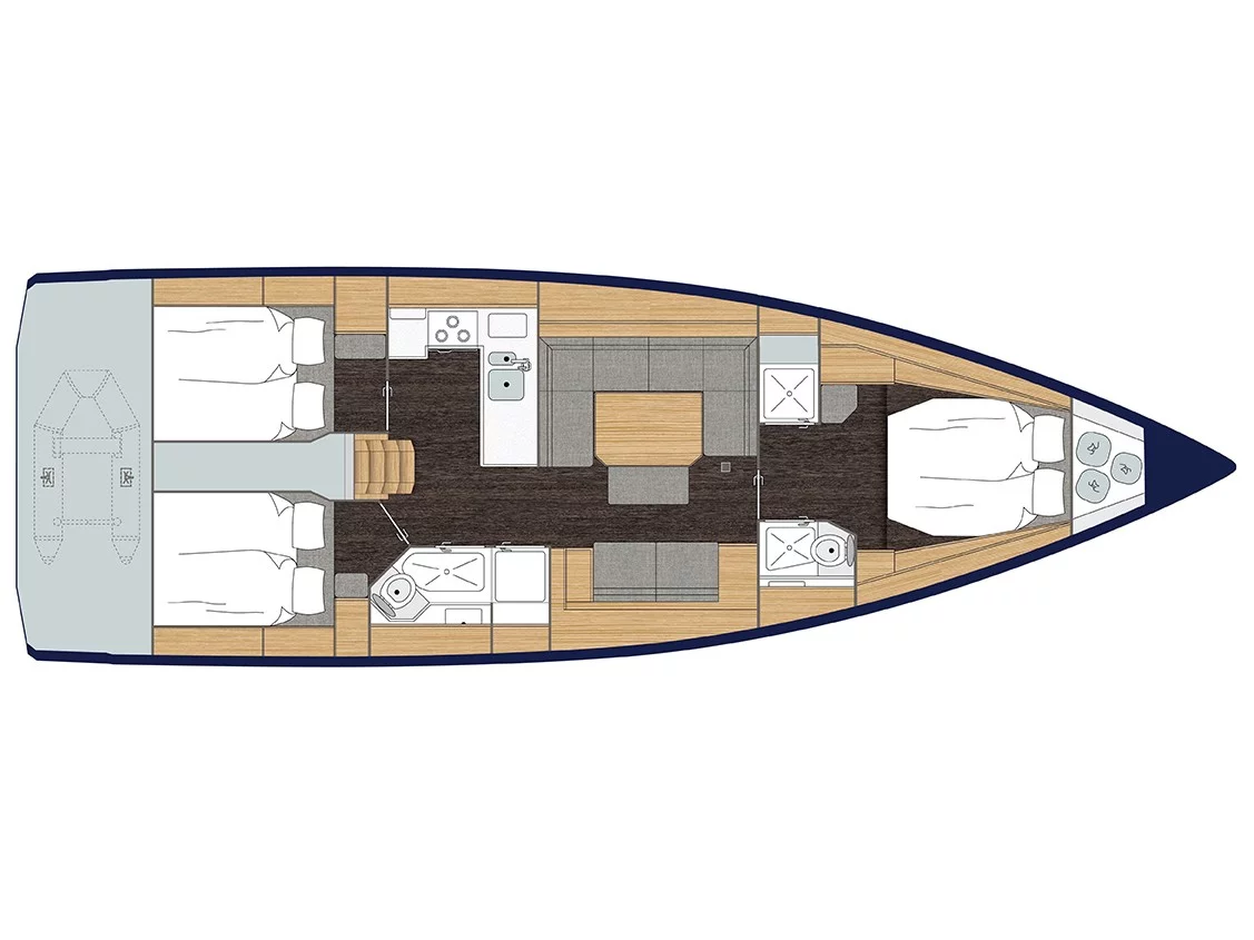 Bavaria C45 Style (SUNNY) Plan image - 8