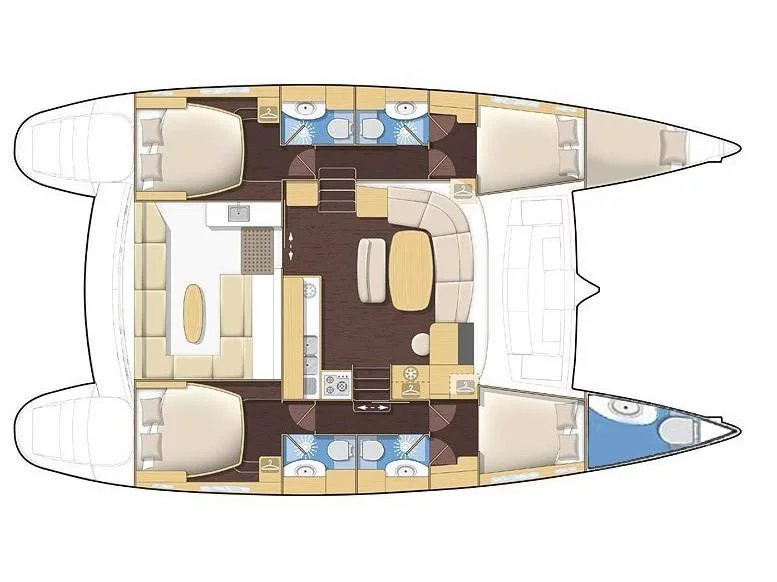 Lagoon 440 (OCEANUS) Plan image - 1