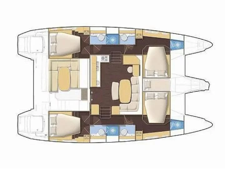 Lagoon 420 (SAMBA) Plan image - 3