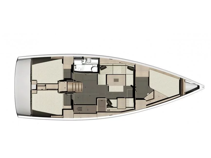 Dufour 410 Grand Large (Keylam) Plan image - 8