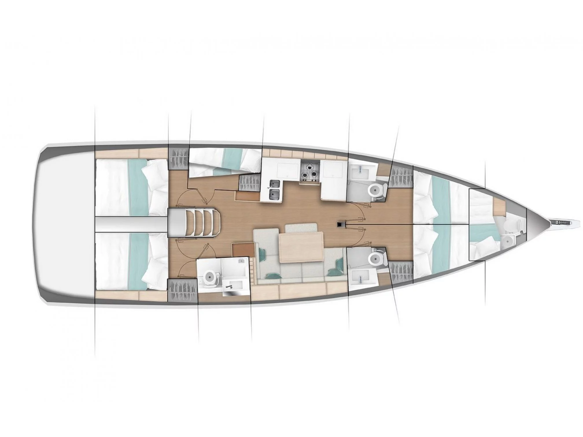 Sun Odyssey 490 (Nonna) Plan image - 16
