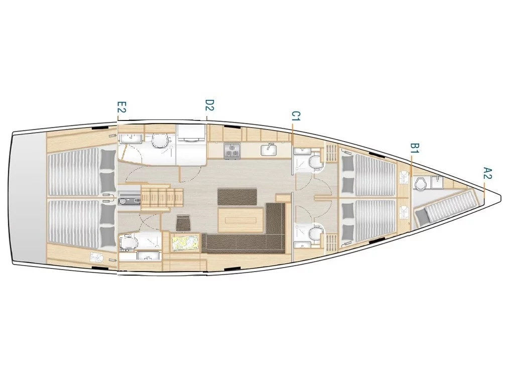 Hanse 508 (Pandora) Plan image - 22