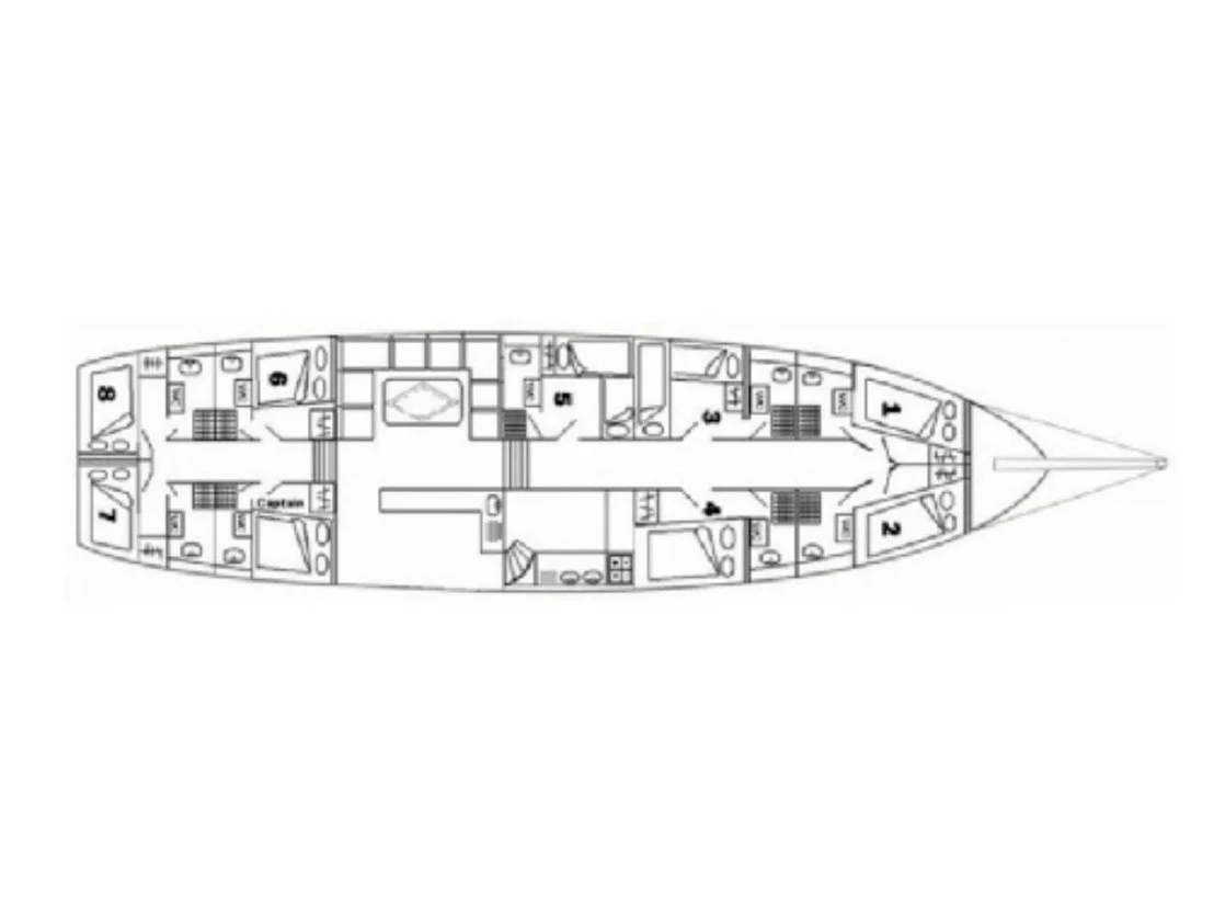 Gulet Sardi Usta (Sadri Usta) Plan image - 11