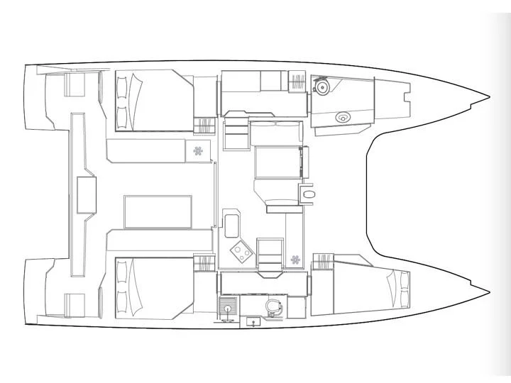 Nautitech 40 Open (Howdoo) Plan image - 19