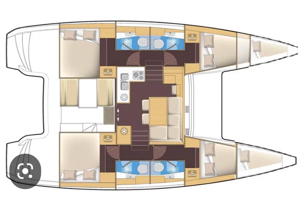 Lagoon 39 (Hermes) Plan image - 6