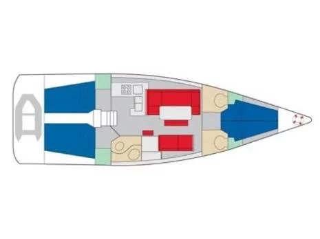 Bavaria C45 (Alnair) Plan image - 10