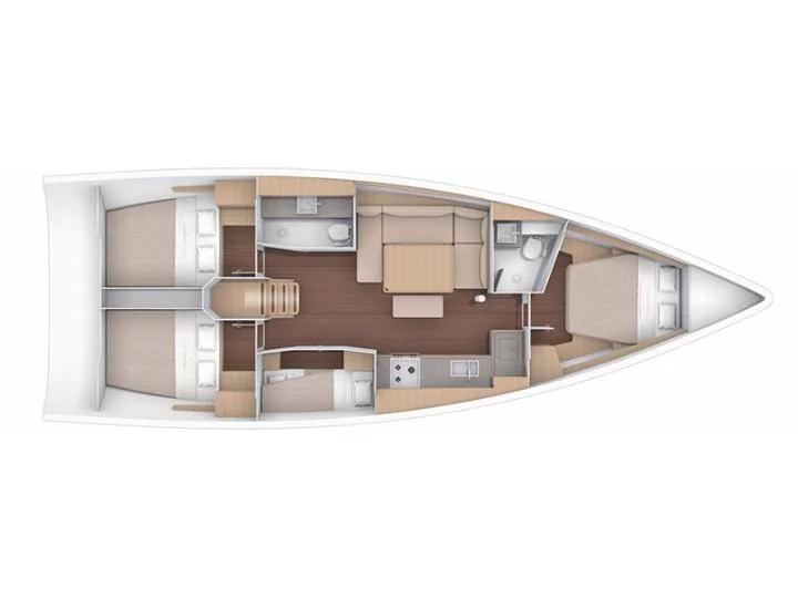 Dufour 430 Grand Large (TBA) Plan image - 1