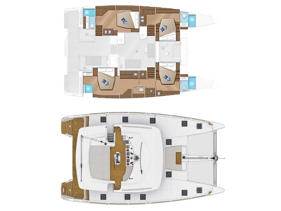 Lagoon 52 (White Pearl) Plan image - 18