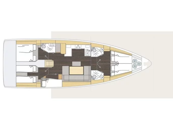 Bavaria C46 (Nevolem) Plan image - 2