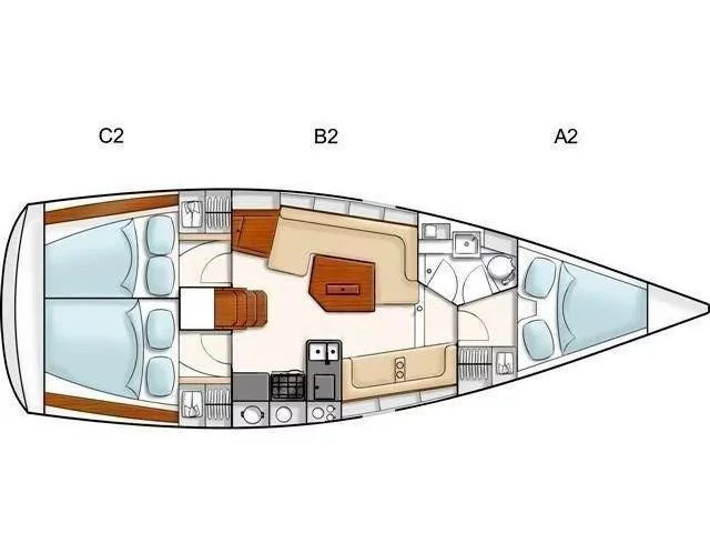 Hanse 350 (See Sea) Plan image - 5