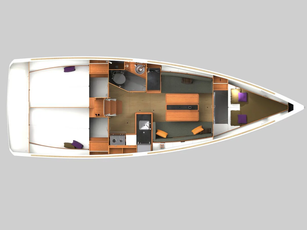 Sun Odyssey 349 (H3L) Plan image - 5