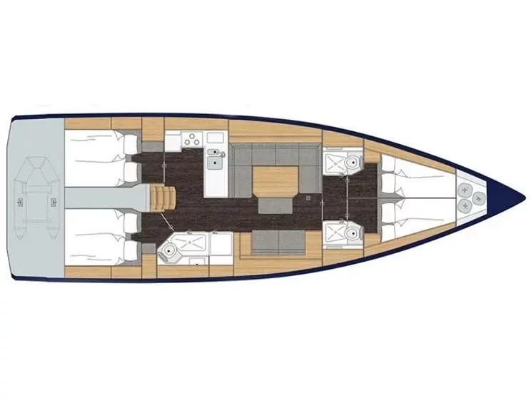 Bavaria 45 (Tetras) Plan image - 8