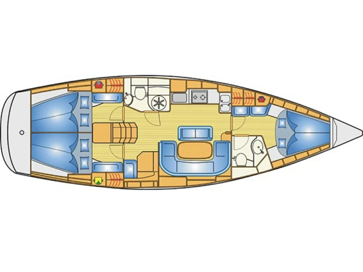 Bavaria 40 Cruiser (Baba Sails) Plan image - 11