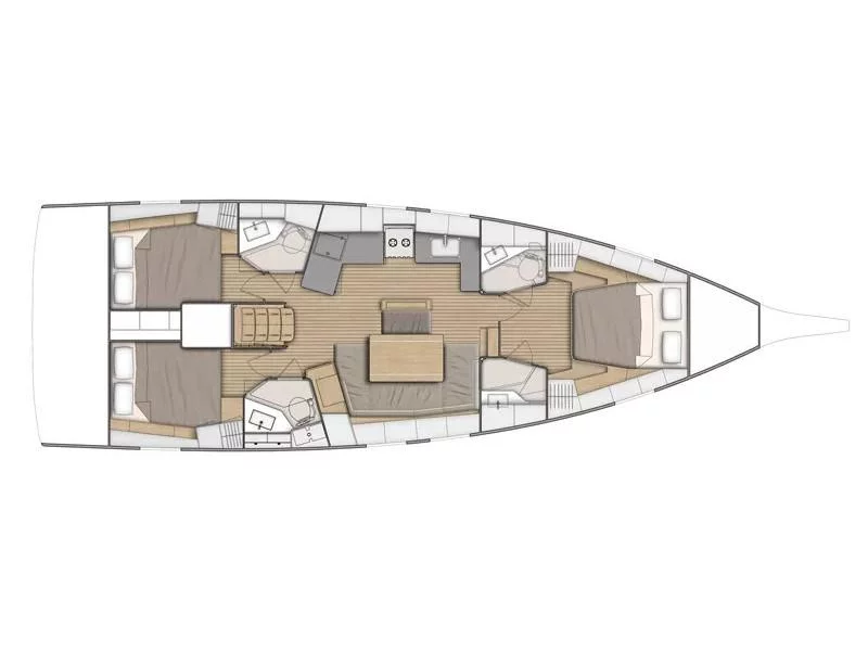 Oceanis 46.1 (Kebiwan) Plan image - 3