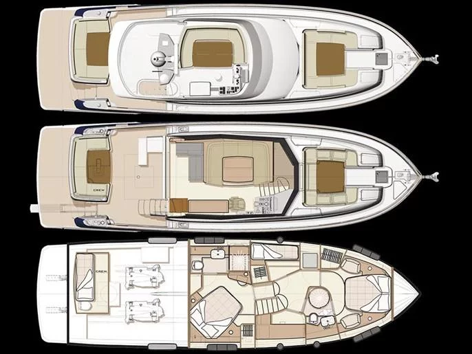 Azimut Magellano 53 (K) Plan image - 1