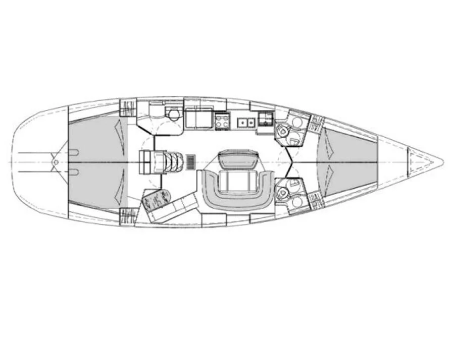 Sun Odyssey 49 Performance (Vivanita) Plan image - 5