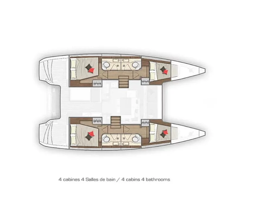 Lagoon 40 (Nina) Plan image - 10