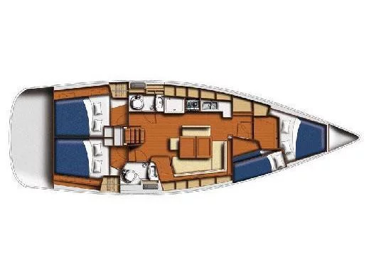 Beneteau Oceanis 43 Refited 2022 (Sea Flower) Plan image - 9