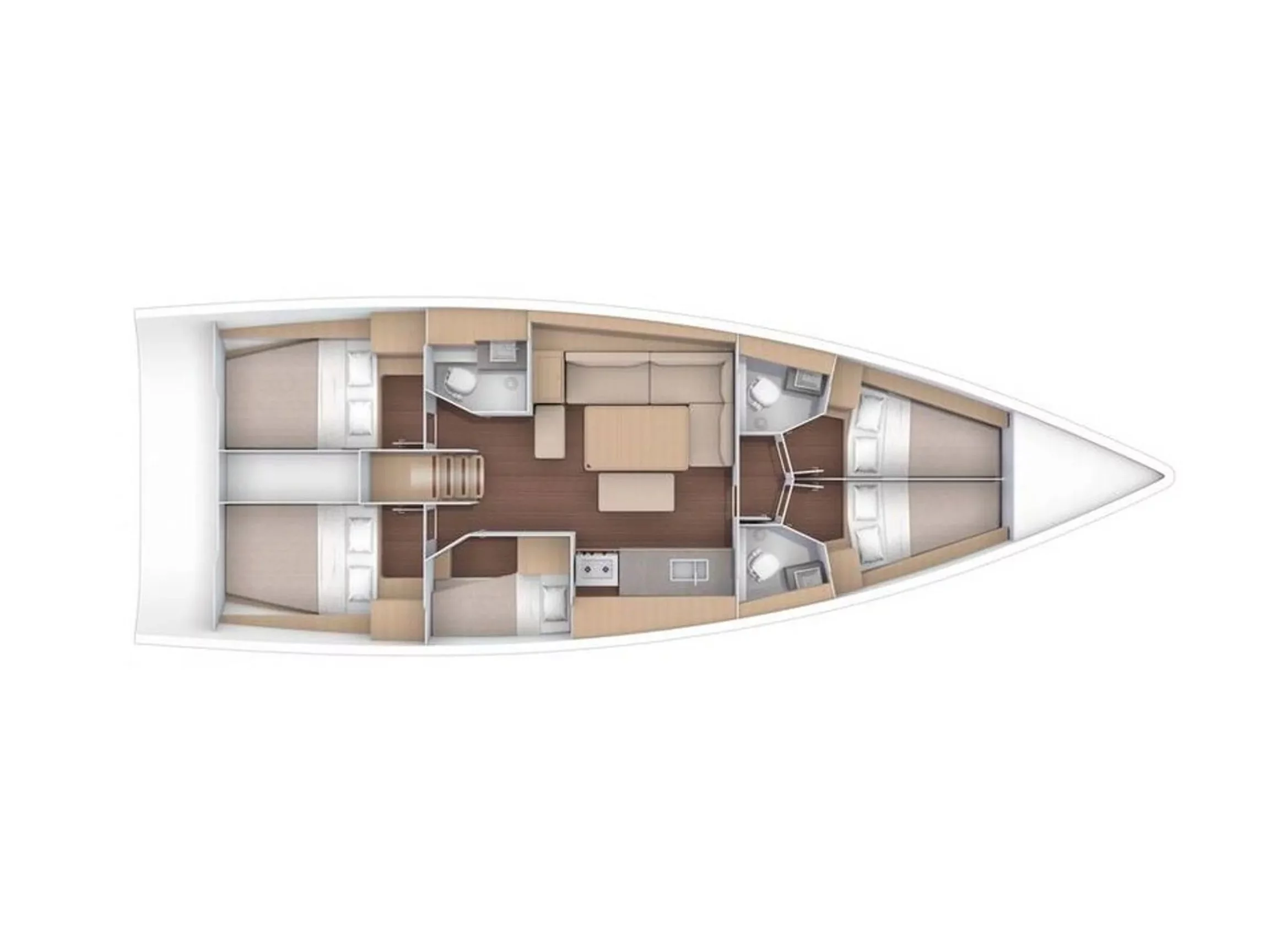 Dufour 470 (Pontika) Plan image - 4