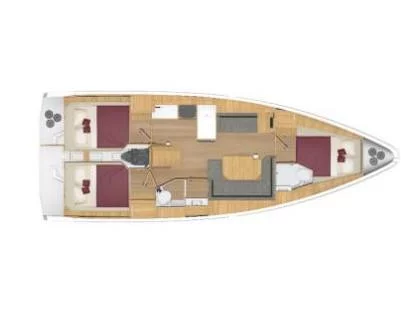 Bavaria C38 (Wind Dancer) Plan image - 12