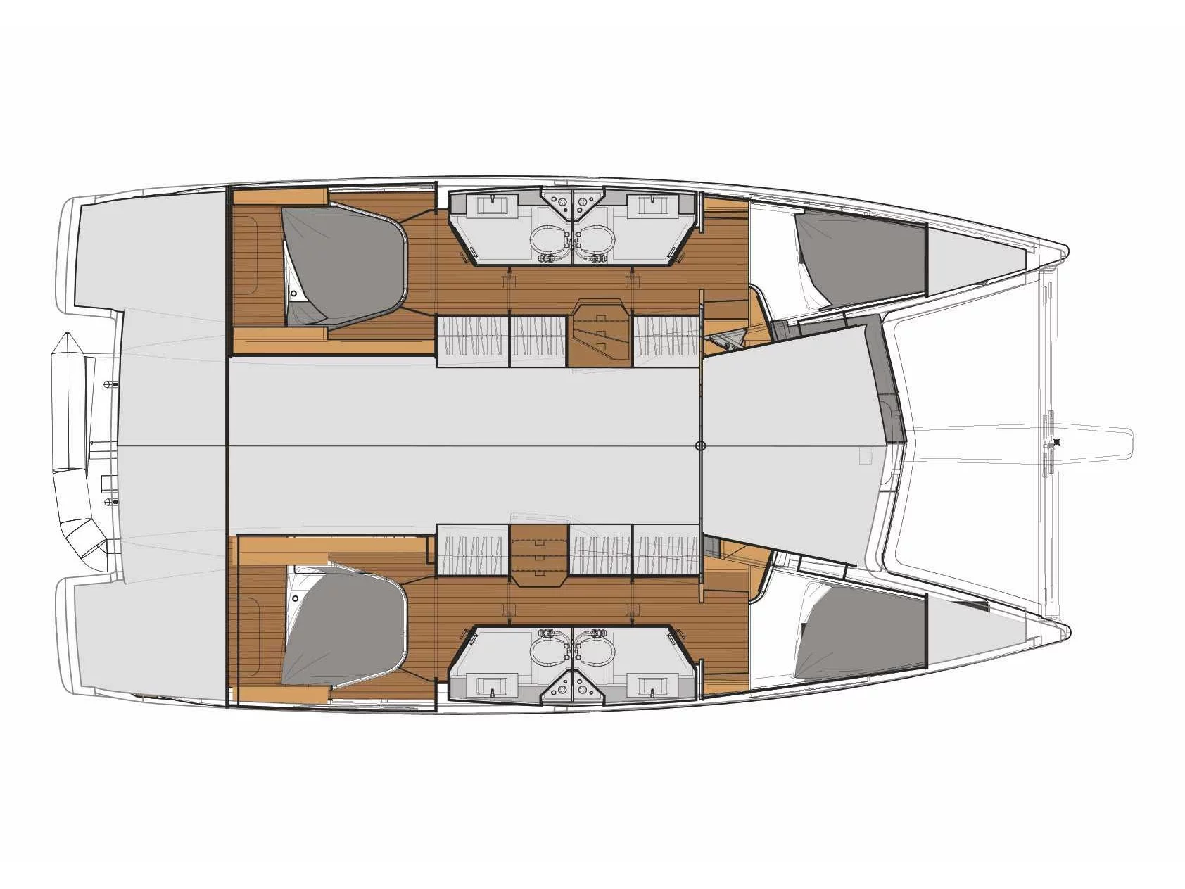 Lucia 40 (4cab./4 hds) (Lucia's Dream) Plan image - 4