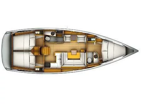 Sun Odyssey 419 (Star Gazer) Plan image - 1