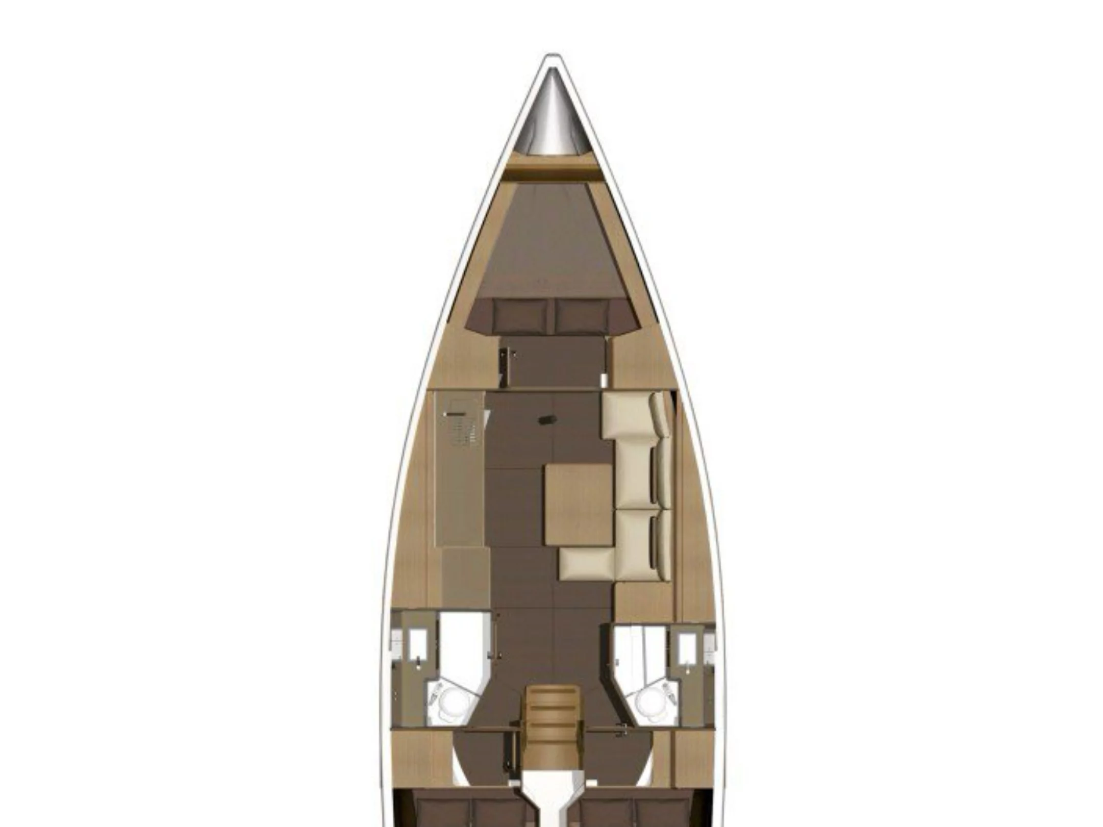 Dufour 382 Grand Large (Wanderlust) Plan image - 2